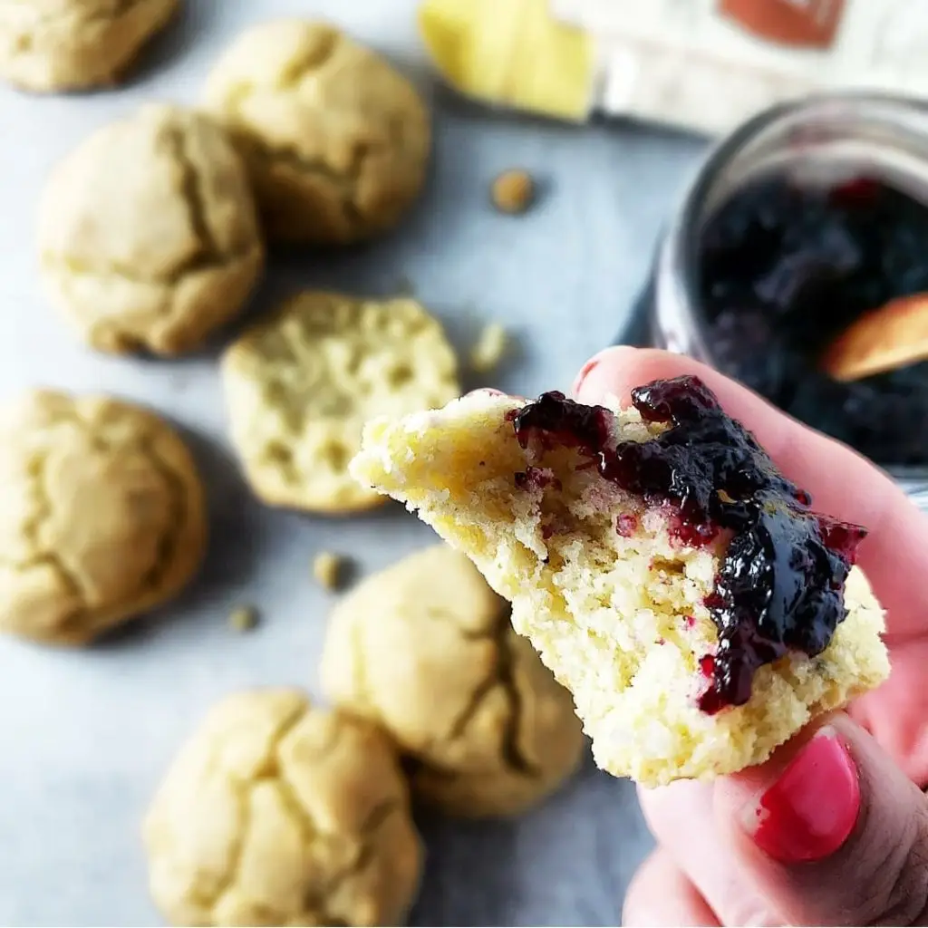 Almond flour biscuits golden and fluffy — Sugar Face Bakes