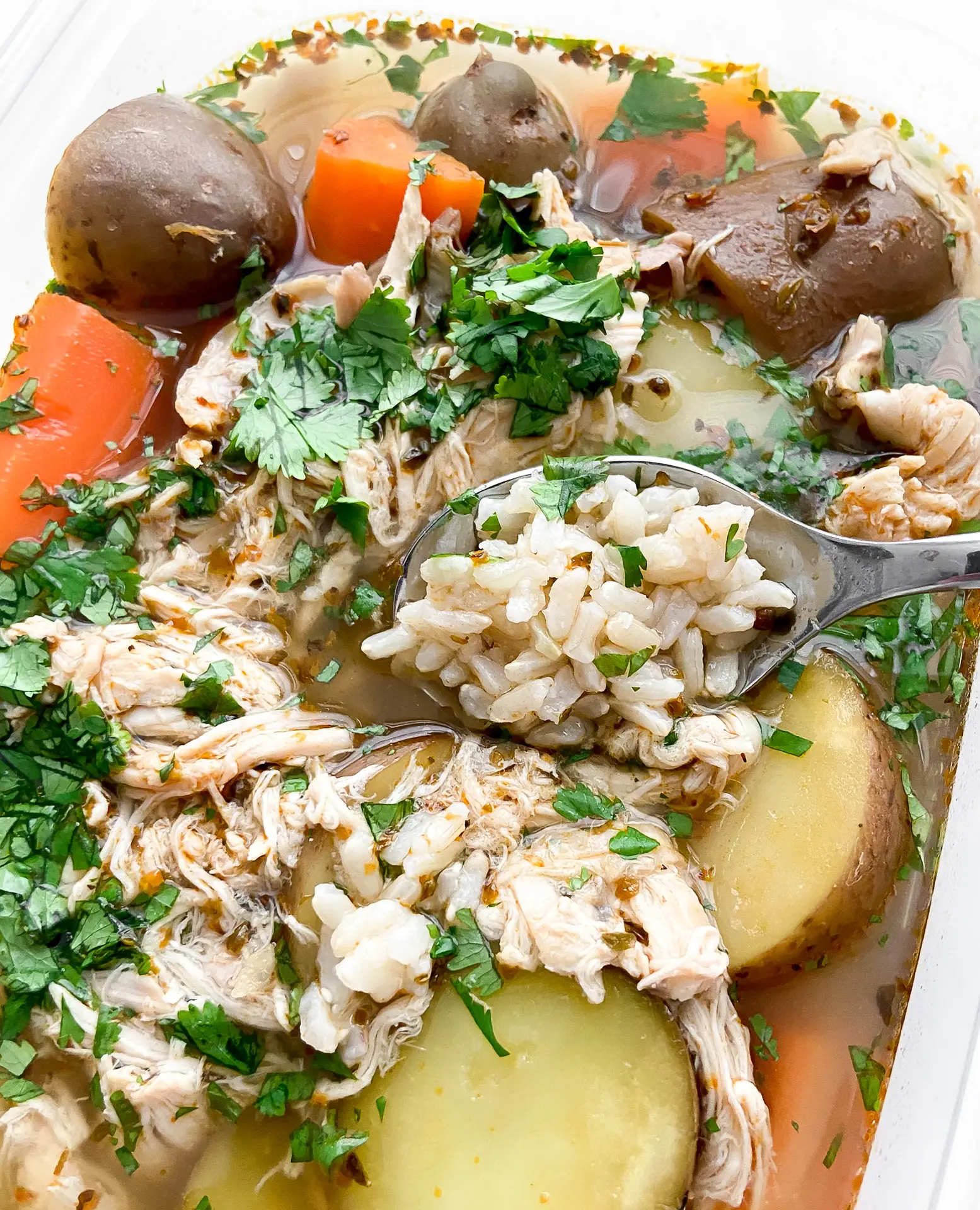 mexican chicken soup- Caldo De Pollo Mexican Chicken Soup Side dishes for Mexican chicken soup including tortilla strips, diced onion, and lime wedges