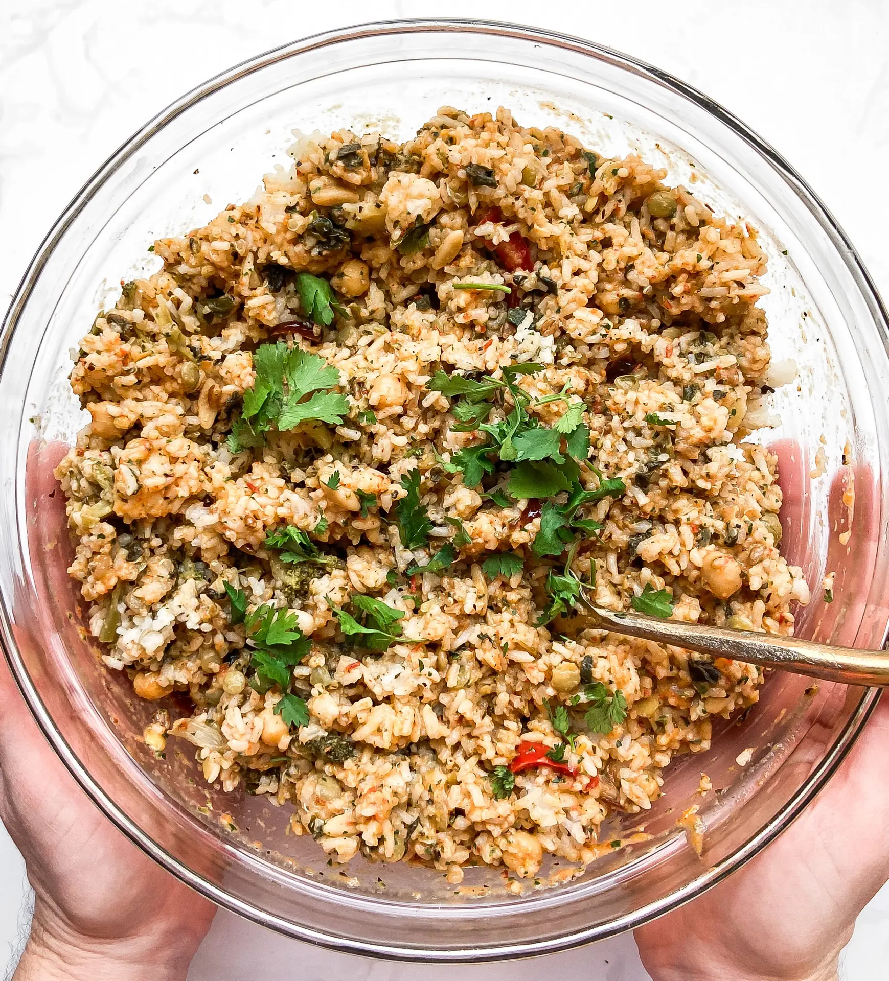 Red Pepper and Cilantro Dressing- Roasted Red Pepper and Cilantro Dressing Appetizers, Oven Baked, Vegetarian Red Pepper and Cilantro Dressing Ancho Chile Powder |Apple Cider Vinegar |Cilantro |Cumin |Garlic Powder