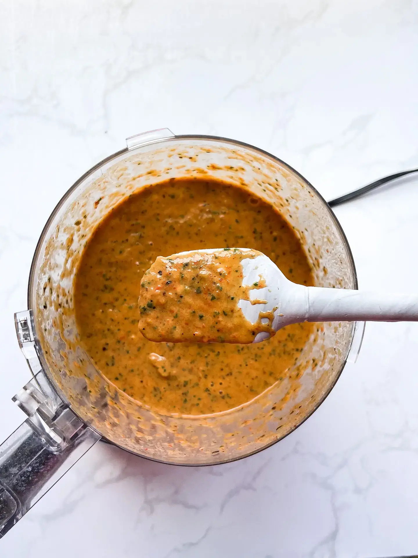 Red Pepper and Cilantro Dressing- Roasted Red Pepper and Cilantro Dressing Fresh cilantro Greek yogurt and roasted peppers in a food processor for dressing