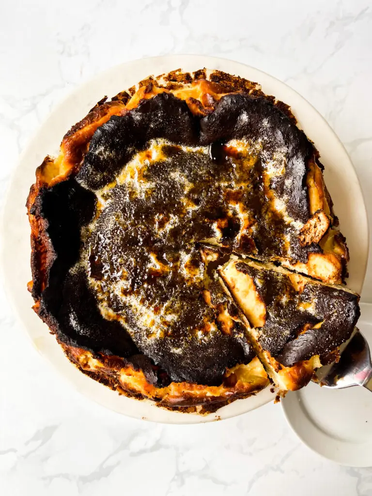 Basque cheesecake with burnt top — Sugar Face Bakes