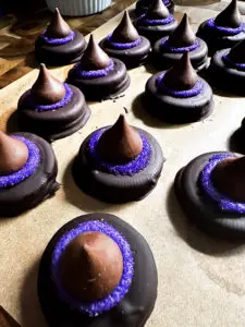 Halloween Witch Hat Cookies