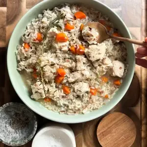 chicken soup- Chicken Wild Rice Soup Chicken wild rice soup creamy with vegetables and herbs — Sugar Face Bakes