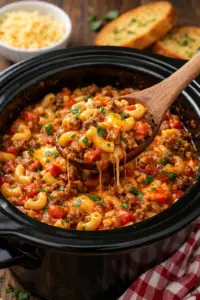 slow cooker goulash- The Best Slow Cooker Goulash Slow Cooker, Dinner, Ground Beef slow cooker goulash cheddar Recipes |Garlic |Green Olive |Italian Seasoning |macaroni noodle