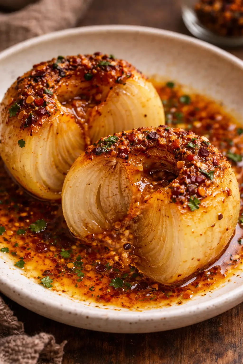Appetizers, Dinner, Oven Baked onion boil Black Pepper |cajun seasoning |Chili Flakes |Garlic Powder |Lemon Zest