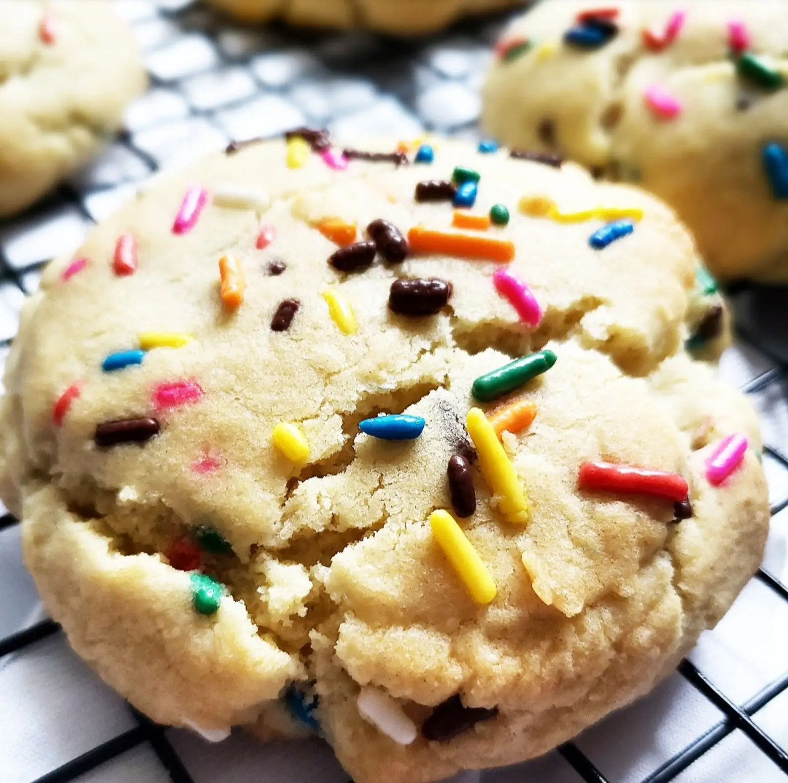 cake batter cookies delivery nationwide- Cake Batter Cookies birthday cake sprinkle cookies soft baked