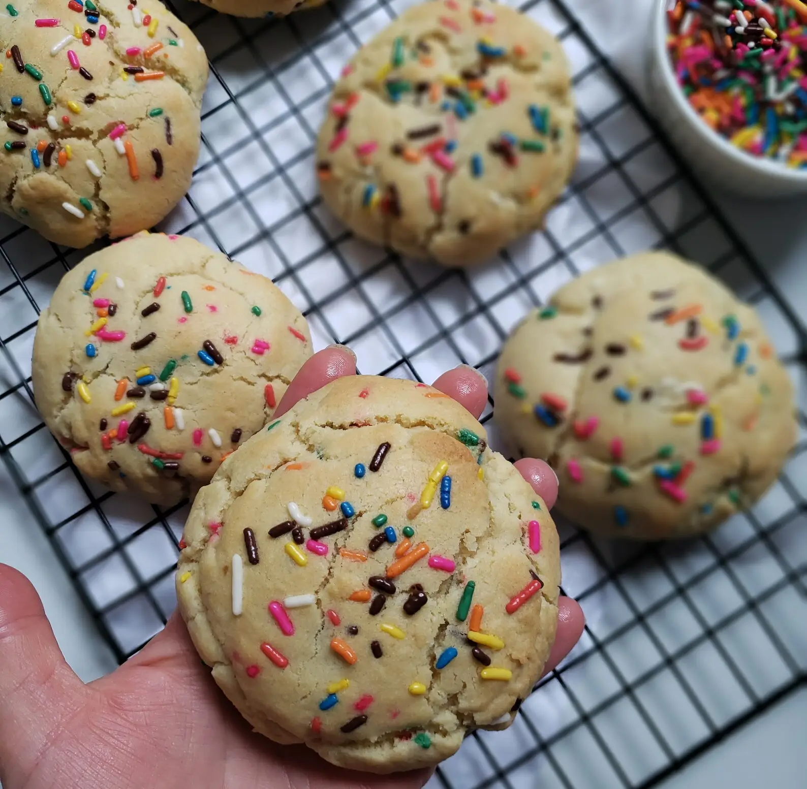 cake batter cookies delivery nationwide- Cake Batter Cookies giant texas size cake batter cookies box