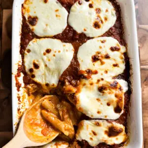 ground beef pasta recipe for baked ziti