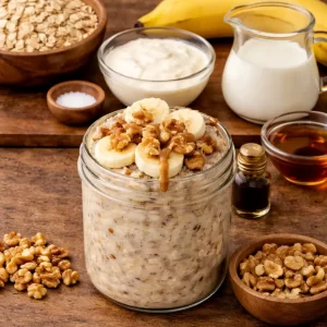 banana bread overnight oats- Banana Bread Overnight Oats High Protein Banana Bread Overnight Oats (Easy Healthy Breakfast)