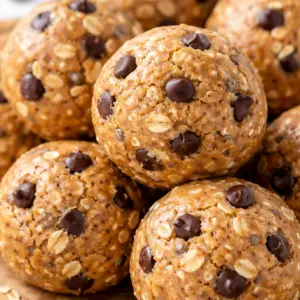 The best high protein peanut butter protein balls that are gluten-free, no-bake, and naturally sweetened. A quick, healthy snack that’s perfect for kids and meal prep.