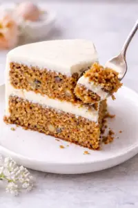 Carrot spring cake with cream cheese frosting — Sugar Face Bakes