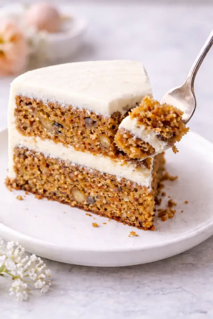 Carrot spring cake with cream cheese frosting — Sugar Face Bakes