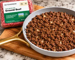 cooked ground beef with onions