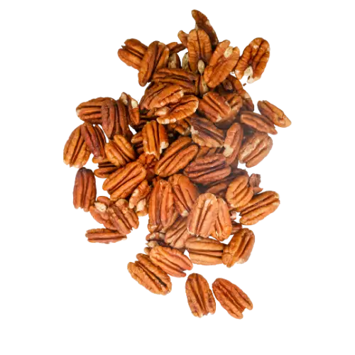 Pecan recipes for fall baking and Thanksgiving dishes. Featuring the ultimate guide to wedding cookies, sweet potato casserole, and banana bread overnight oats