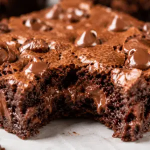 brownies with chocolate chips- Brownies with Chocolate Chips See the gooey texture of these homemade chocolate chip brownies with their rich fudgy center and melted chocolate in every bite.